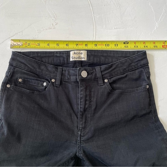 Acne Studios SKIN 5 BLACK Jeans Size 29/32 - Picture 6 of 13